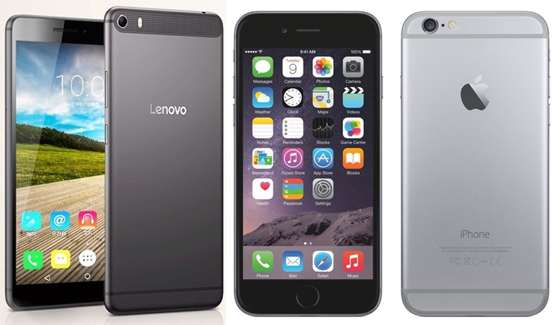 Vish! Novo phablet da Lenovo é perigosamente parecido com o iPhone 6